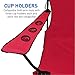EasyGoProducts Giant Oversized Big Portable Folding Camping Beach Outdoor Chair with 6 Cup Holders! Fold Compact into Carry Bagthumb 3