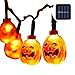 Senmao Halloween String Lights - 30 LED with Orange & Warm White Lights - 20ft, 8 Modes, IP65 Rated for Outdoor Patio, Garden & Parties