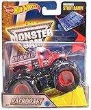 Hot Wheels 1:64 Monster Jam Backdraft 2016 New Look Includes Stunt Ramp