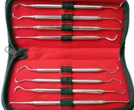 Scaler Set perio scaler kit ( Set of '8' Pcs)