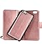 iPhone 6 Case, Crosspace iphone 6s Flip Wallet Case Premium PU Leather 2-in-1 Protective Magnetic Shell with Credit Card Holder/Slots and Wrist Lanyard for Apple Iphone 6/6s 4.7