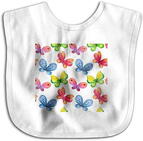 MGDBB Children's Burp Cloths New Watercolor Butterfly Bib