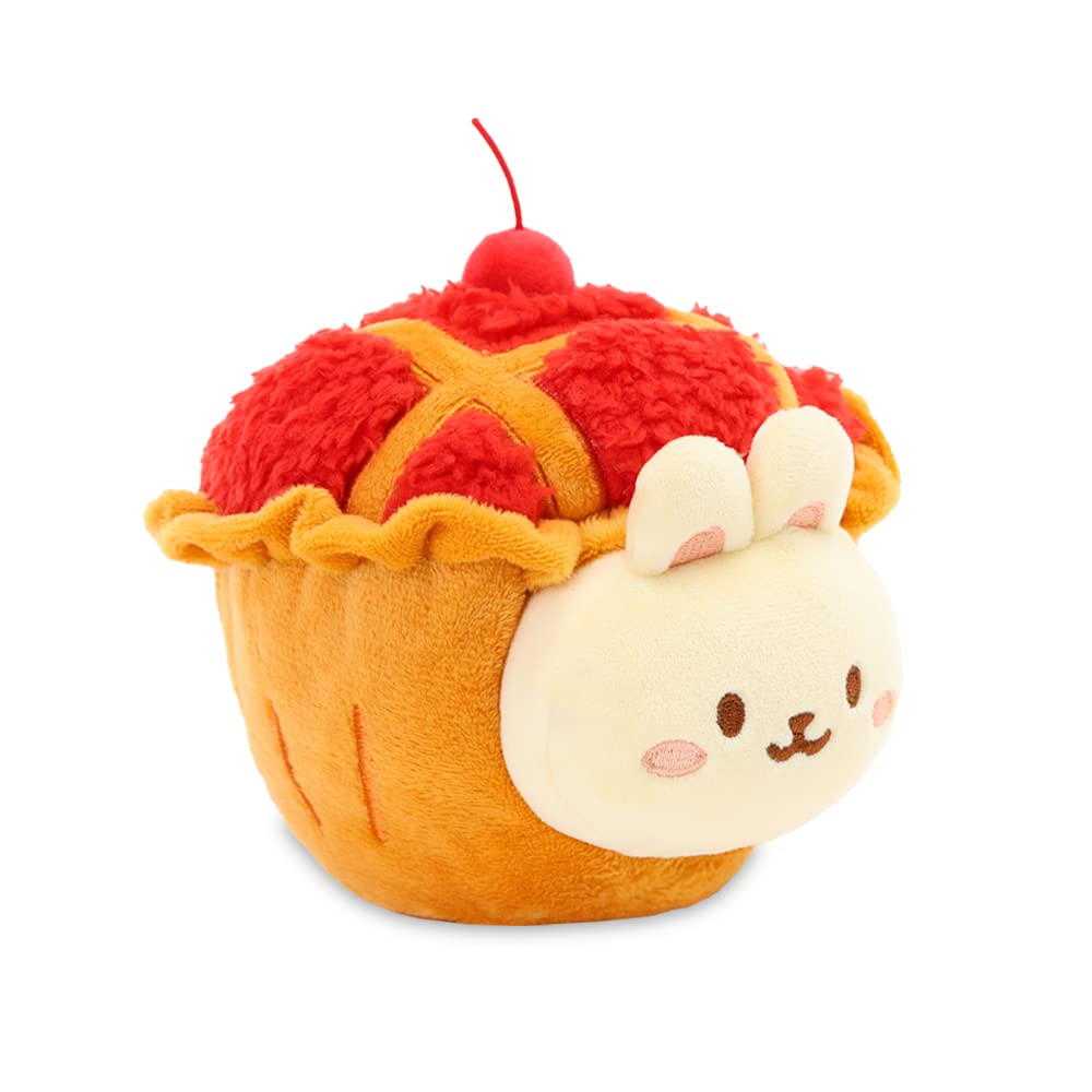 Photo 1 of Anirollz Stuffed Animal Plush Toy – 6" Small Bakery Theme Outfitz Plush Doll | Soft, Squishy, Warm, Cute, Comfort, Safe | Birthday Gift Pillow with Bunny Rabbit in Cherry Pie Bunniroll