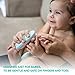 Baby Nail Trimmer File by Lil Buggy, Safe Electric Clippers for Small Fingers and Toes, Newborn Clipper Set for Babies and Toddlers, Infant Safety Trimmer Kit with Replacement Files - Battery Operated