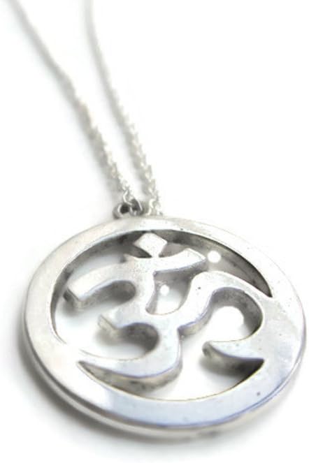 Large Ohm pendant necklace