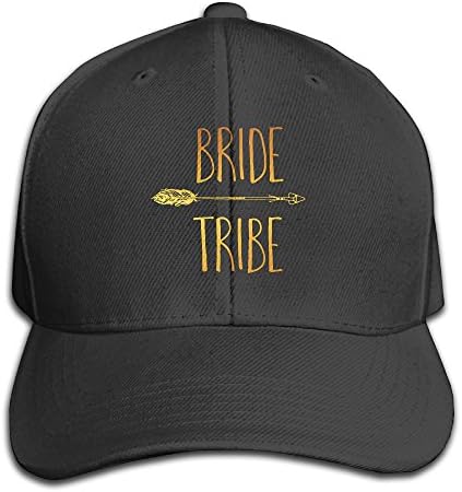 Gold Bride Tribe Snapback Sandwich Cap Black Baseball Cap Hats Adjustable Peaked Trucker Cap