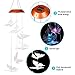 LED Solar Butterfly Wind Chimes Outdoor - Waterproof Solar Powered Changing Light Color 6 Butterflies Mobile Romantic Wind-Bell for Home, Patio, Gifts for Mom, Festival Decor, Night Garden Decoration