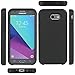 LUHOURI Samsung Galaxy J3 Emerge Case/J3 Prime /J3 2017 /Amp Prime 2 /Express Prime 2 /Sol 2 /J3 Luna Pro /J3 Eclipse /J3 Mission Case, Hybrid Armor Rugged Protective Case Cover Black