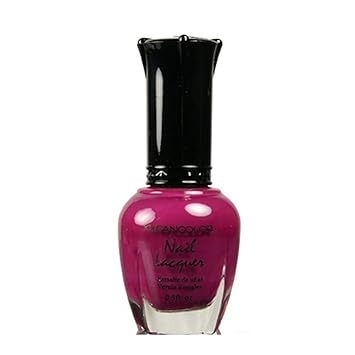 Iridescent Nail Polish Amazon amazon com 1 bottle nice nail polish lacquer long lasting smoothly confidence color iridescent fuschia beauty