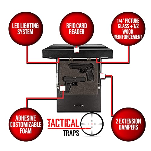 Tactical Traps Guardian 15s Frame Gun Storage with Trap Door Firearm