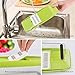Mandoline Slicer Vegetable Grater Cutter Food Container with 5 Thickness Blades