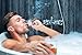 Black Bath Bomb for Men By The Bath Bomb Co. - Large Bath Bomb 7.5oz - Anti-Aging - Epsom Salts - Coconut Oil - Kaolin Clay - Skin Moisturizers - Aromatherapy Bath - Add to Bubble Bath (Man Bomb)