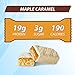 Pure Protein Bars, High Protein, Nutritious Snacks to Support Energy, Low Sugar, Gluten Free, Maple Caramel, 1.76oz, 6 Pack