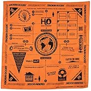 Stadium Goods Survival Bandana Mascarilla facial Mascarilla protectora para la boca - Multiusos - Suave 100% algodón 22 &