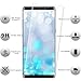 2 Pack Galaxy Note 8 Screen Protector Glass [Full Screen Coverage/Easy Installation Tray], 3D Curved Samsung Galaxy Note 8 Tempered Glass Screen Protector 2017 Clear