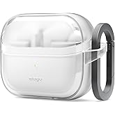 elago EDC Case Compatible with Samsung Galaxy Buds 3 & Galaxy Buds 3 Pro Case & Galaxy Buds 3 FE - Shock Absorbing Design, Wireless Charging, Full Body Protection (Clear)