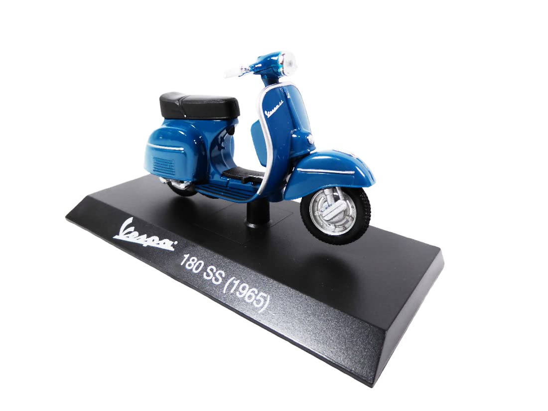 OPO 10 - Collection miniature scooter 1/18 compatible with Piaggio Vespa 180SS blue - 1965 - Ves0015