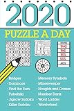 Puzzle a Day 2020: 366 mixed puzzles: ...featuring 12 different fun puzzle types by Clarity Media