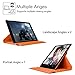 Fintie Rotating Case for iPad 4 3 2 (Old Model) 9.7 inch Tablet - 360 Degree Rotating Smart Stand Protective Cover Auto Wake/Sleep for iPad 4th Gen Retina Display, iPad 3 & iPad 2, Orange