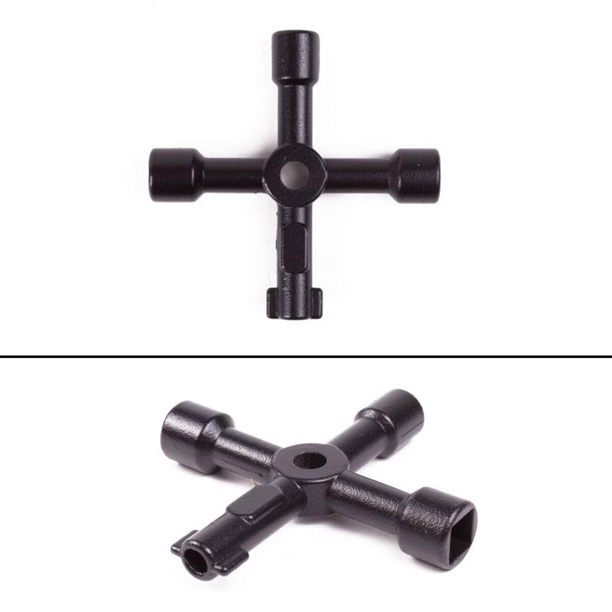 paymali Universal Key Square Triangular Control Cabinet Key Cross Key 4 Way Multifunctional Utilities Key