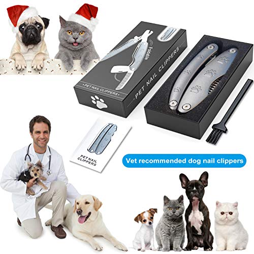 Quiet Sharp Dog Nail Clippers for X Large Medium Small Size Breed