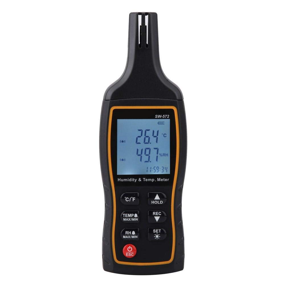 SW-572 Digital LCD Hygrometer Handheld Digital Temperature Detector Hygrometer Humidity Monitor