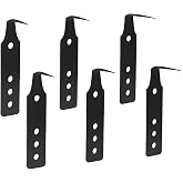 JL&amp;LOVE Windshield Broach Blades, Different Specifications, Reusable Blades (Six Black)