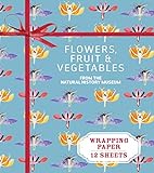 Image de Flowers, Fruit & Vegetables from the Natural History Museum: Wrapping Paper: 12 Sheets (Wrapping Paper Books)