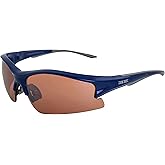 Epoch Eyewear Brodie Golf Sport Sunglasses Blue/Gray Frame with Amber Lens