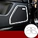 Silver Interior Car Door Speaker Trim Cover 4pcs for Porsche Macan 2014-2018
