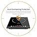 Portable Induction Cooktop, iSiLER 1800W Sensor Touch Electric Induction Cooker Cooktop with Kids Safety Lock, Countertop Burner Suitable for Cast Iron, Stainless Steel Cookware