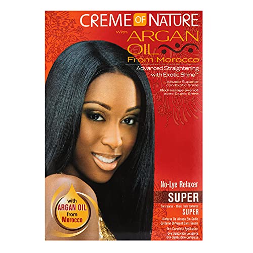 CREME OF NATURE ARGAN OIL RELAXER REGULAR (PACK 12)