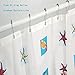 Pingispower Shower Curtain Hooks, Premium Stainless Steel 304 Shower Curtain Rings Rust Proof Chrome for Bathroom Shower Rod, Set of 12PCS