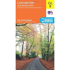 Chichester, South Harting & Selsey: OL 08 Landkaart – Gevouwen Kaart, 10 juni 2015