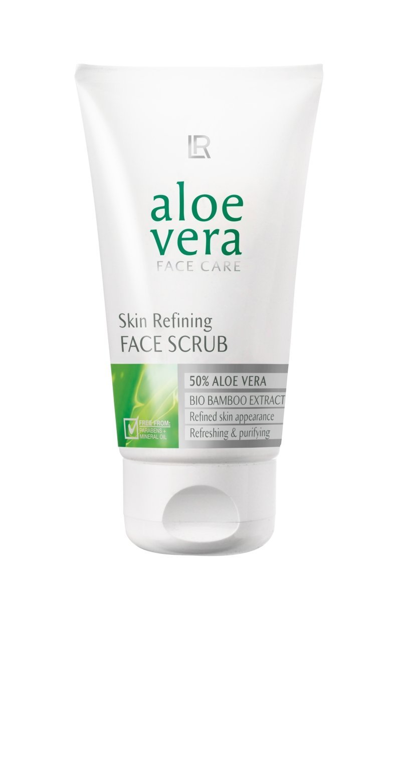 L R Aloe Vera Face Care Skin Refining Face Scrub -%50 Aloe Vera, Refreshing & Purifying