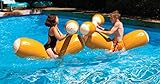 Water Sports Inflatable Swimming Pool Log Flume Joust with Boppers Game Set