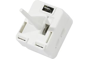 MOHTOL WR07X10131 Refrigerator Compressor Start Relay Compatible with GE Hotpoint A3316ABSFRBB CFE28TSHESS, Replace WR09X10124 AP4538934 1812123 AH2577842 EA2577842 PS2577842 WR08X10074 WR08X10089