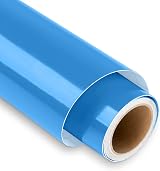 Lya Vinyl Blue Permanent Vinyl Roll 12 x 5ft for Cricut Outdoor Self Adhesive