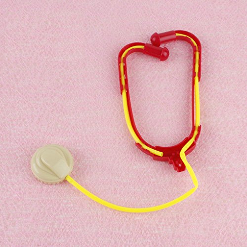 Miaomiaogo Halloween Stage Scene Props Set Nurse Cap with Plastic Stethoscope Syringes Etc