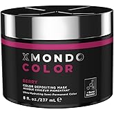 XMONDO Hair Color Berry Hair Healing Semi Permanent Color | Vegan Formula with Hyaluronic Acid to Retain Moisture, Vegetable Proteins to Revitalize Hair, and Bond Boosting Technology, 8 Fl Oz 1-Pack