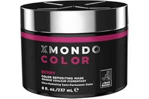 XMONDO Color Berry Mask – Semi-Permanent Berry Dye with Bond Booster & Hyaluronic Acid, 8 oz