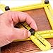 Angle Tool by Saberline Easy MaxForm Multi Angle Measuring Template Ruler With Metal Knob And Durable Plastic