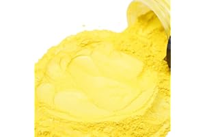 FIREDOTS Yellow Mica Powder - 100 Grams - Epoxy Resin Color Pigment - Metallic Yellow Mica Powder for Epoxy Resin - Yellow Epoxy Pigment Powder - Epoxy Color Pigment - Epoxy Resin Pigment