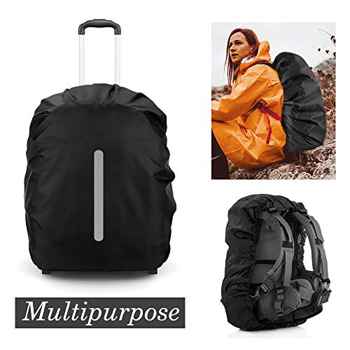 image for KKTICK Waterproof Backpack Rain Cover (18-55L) with Reflective Strap, 