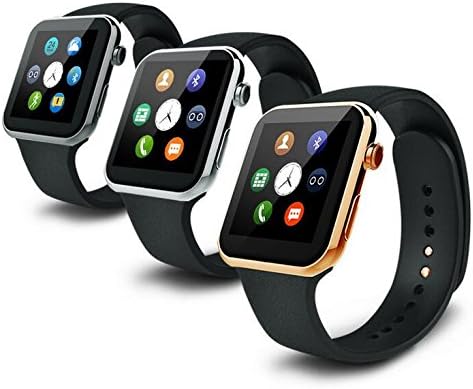 Hornet Electronics TM, A9 Smart Watch, Bluetooth Smart Watch Phone, Health Heart Rate Monitor Watches Ultra Slim Alloy Body For Iphone 5/5S/6/6S Plus &amp; For Samsung S5/Note 2/3/4 (Black)