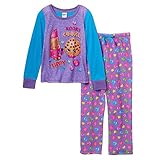 Shopkins Girls Pajama Set 2 Pc Lippy Cookie Shirt and Pants