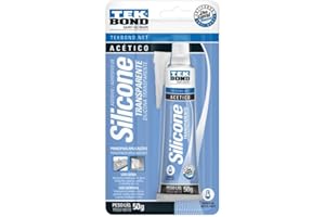Silicone Acético Blister, Incolor, 50g