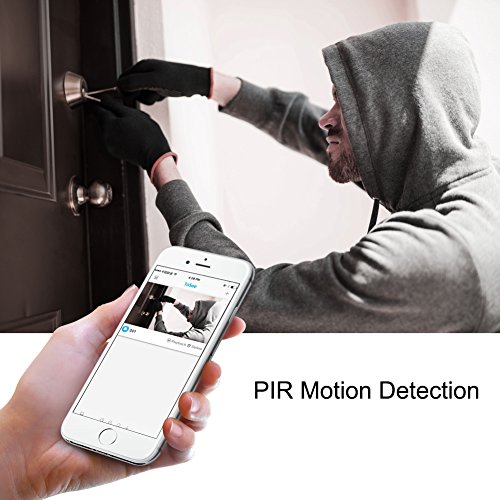 EKEN-Video-Smart-Doorbell-720P-HD-Wifi-Camera-with-8GB-MicroSD-Card-Real-Time-Video-Two-Way-Audio-Wide-angle-Lens-Night-Vision-PIR-Motion-Detection-App-Control-with-18650-Batteries-for-IOS-and-Android