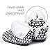 WFL Womens Bootie Slippers, Soft Winter Ankle House Shoes, Knitting Upper and Anti-slip Sole