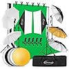 ShowMaven Lighting Kit Photography, 6.5ft x 10ft Background Support System and Umbrellas Softbox Continuous Lighting Kit…